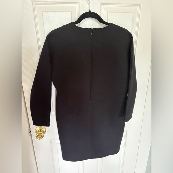 Everlane Scuba Knit Relaxed Tunic Dress in Black | Size XS - Picture 6 of 8